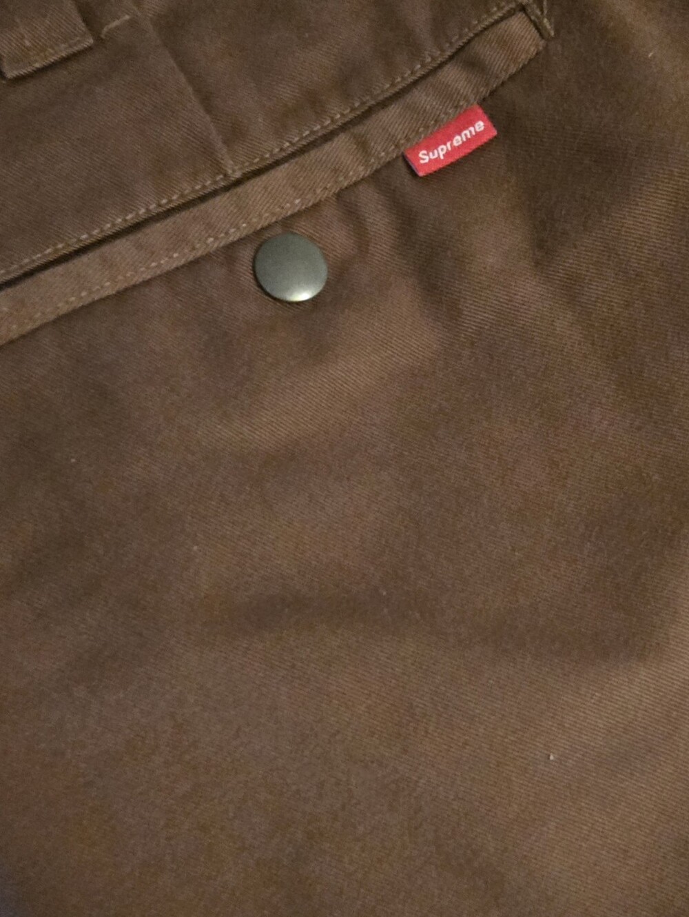 Supreme Work Pants Size 32 Brown Chino Skate Mens Streetwear